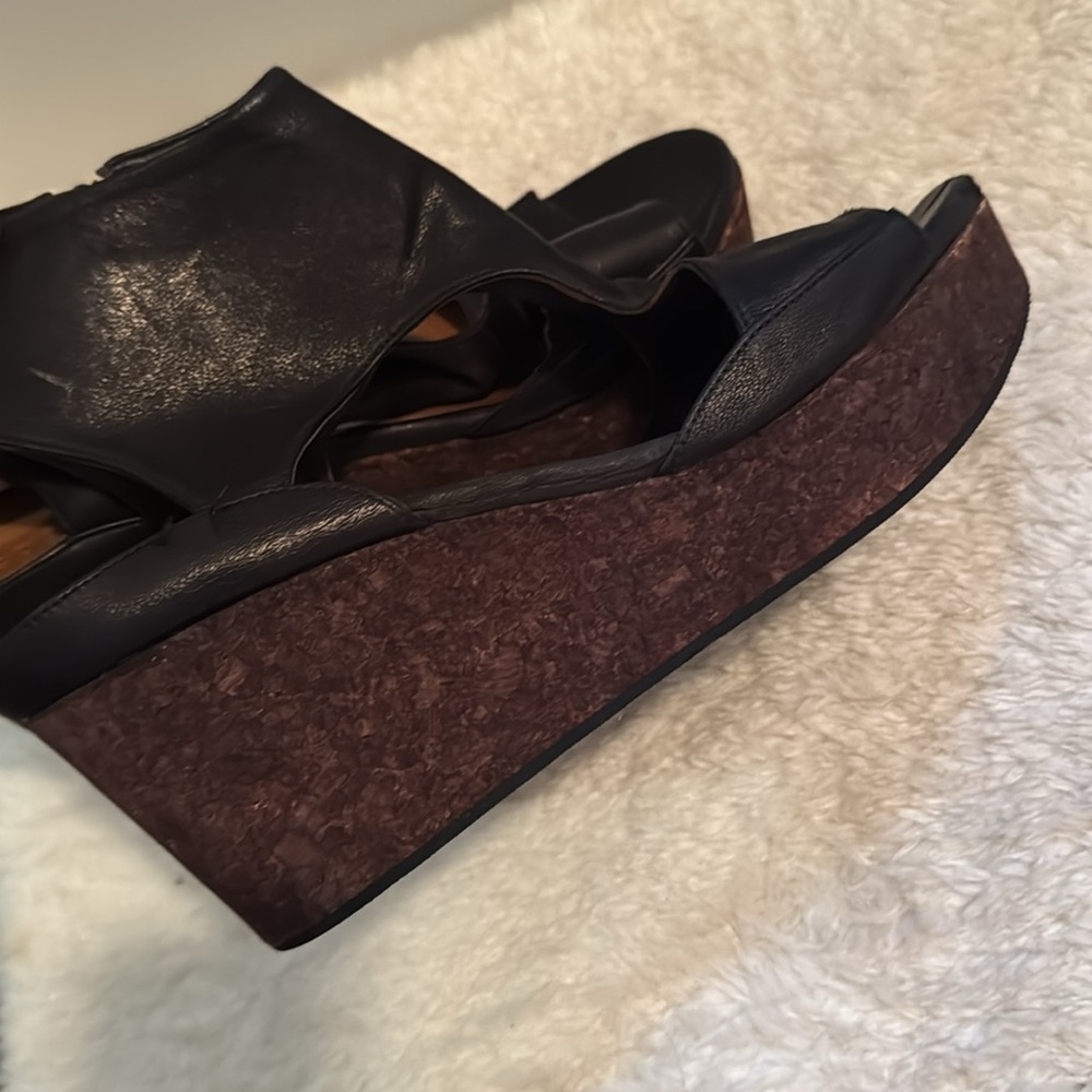 Coclico Leather Wedges - Picture 4 of 5